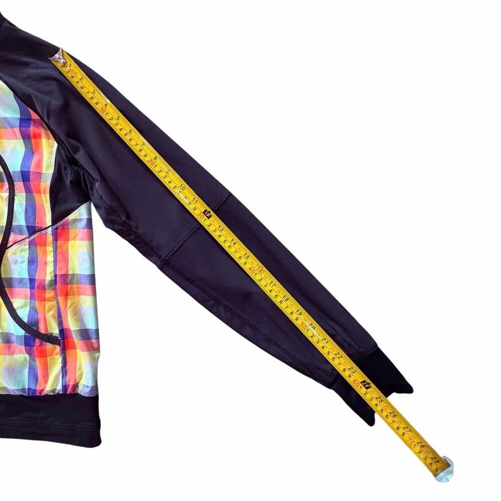 Rare Lululemon SeaWheeze Track Attack Jacket Rainbow Plaid Full Zip Size 4 / 6 - Picture 7 of 13